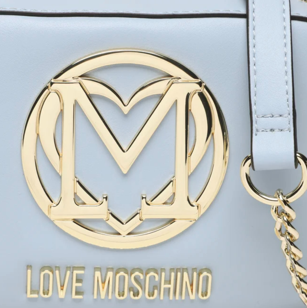 Love Moschino Blue Bandolera Bag