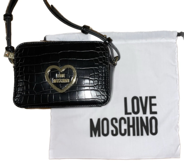 Love Moschino Black Bandolera Bag Black