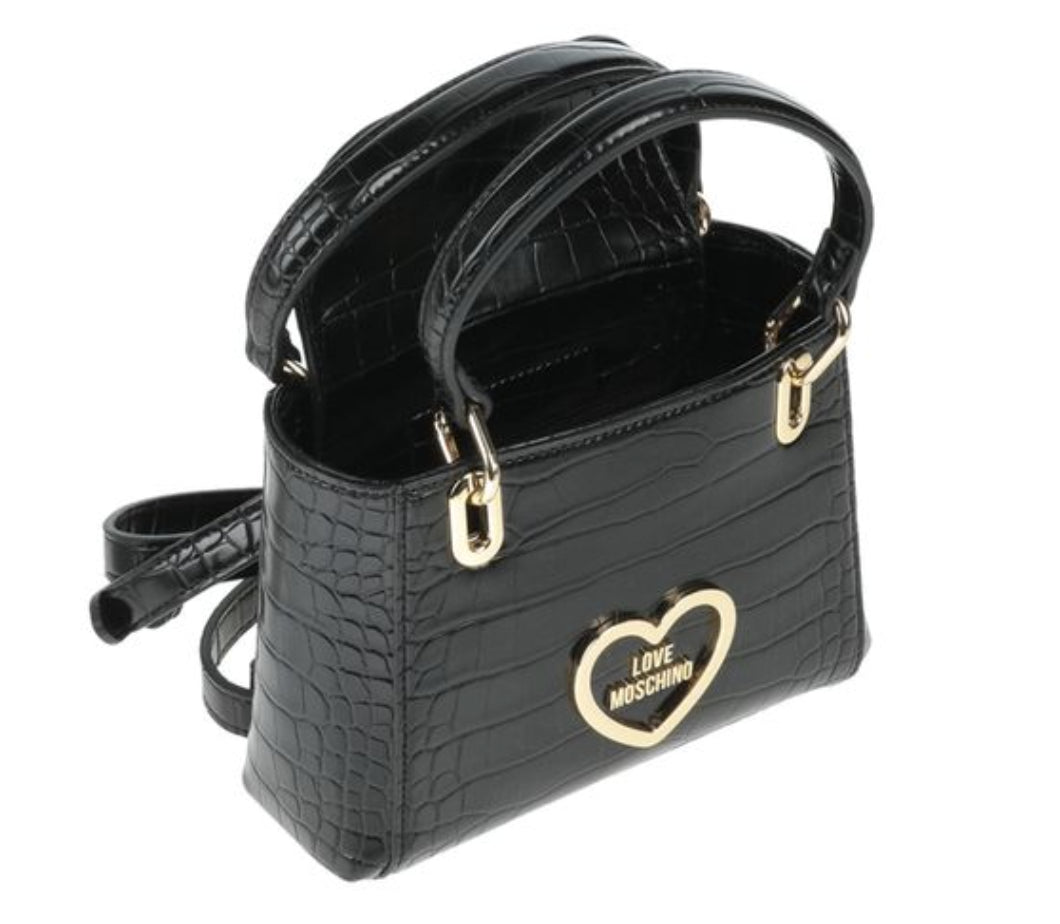 Love Moschino Black Bandolera Bag