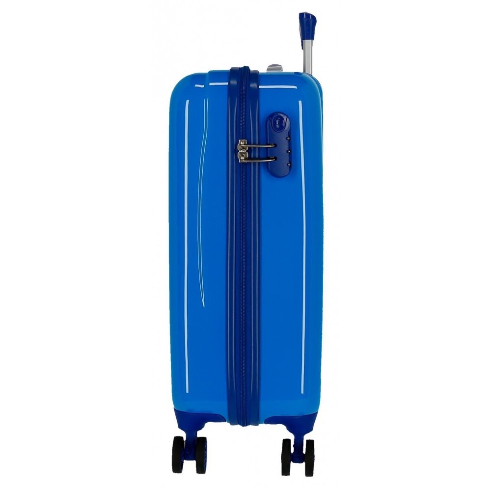 Cabin suitcase Rigid Spiderman Geo Blue