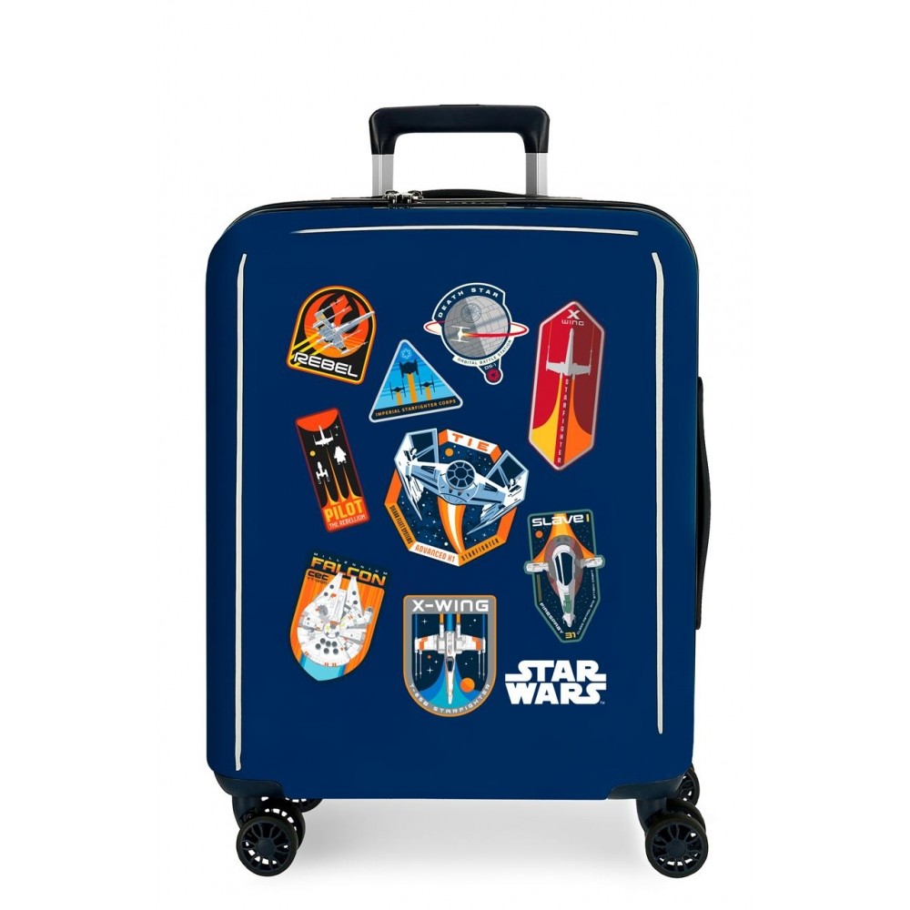 Cabinekoffer Star Wars -badges blauw