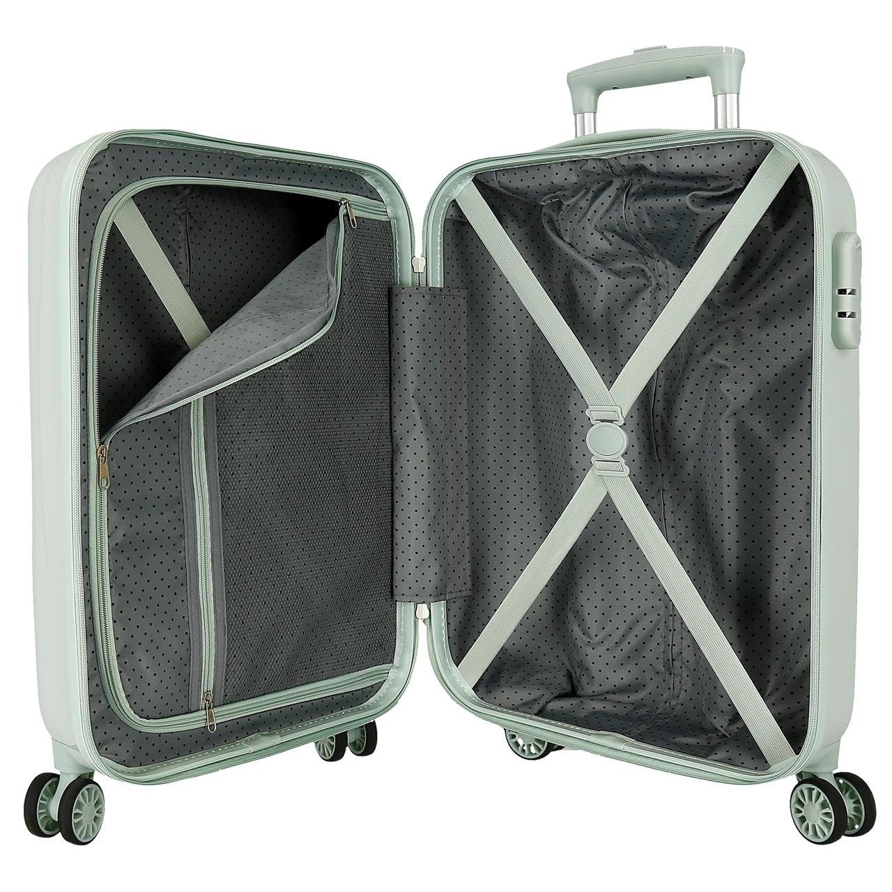 Cabin suitcase Wishes eat rigid True 55 cm mint