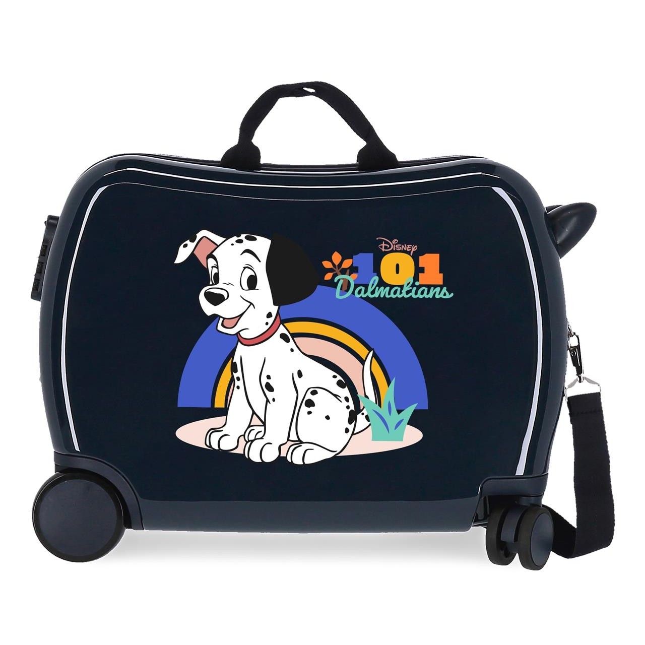 Suitcasse pour enfants 2 roues multidirectionnelles 101 Dalmatiens