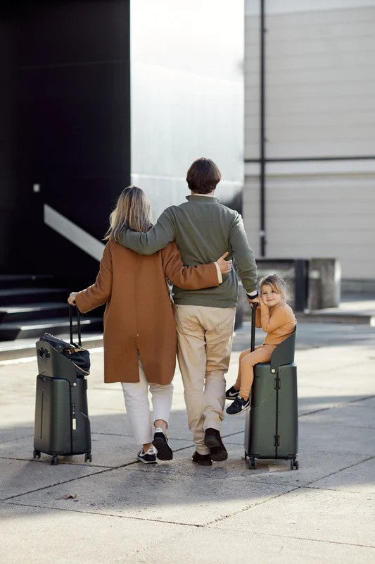 MIAMILY Medium suitcase with seat -check in- Mist Gray