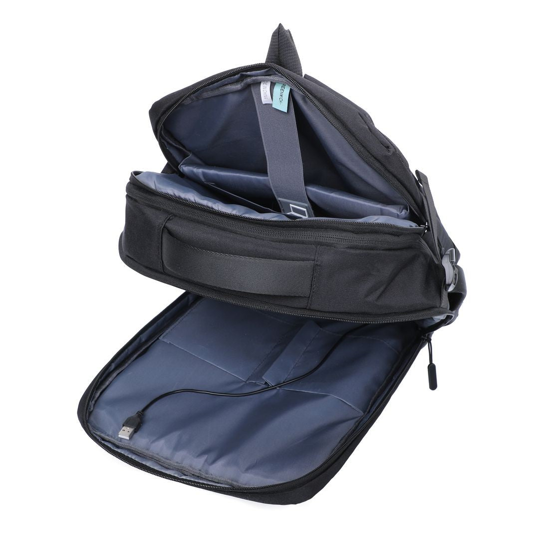 Hugo Travel Sac à dos avec compartiment pour ordinateur portable GREENWICH