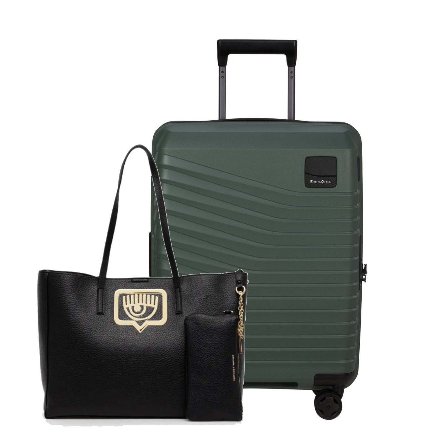 Chiara ferragni + laukkupakkaus SAMSONITE Matkalaukku matkustamoon Intuo 55cm