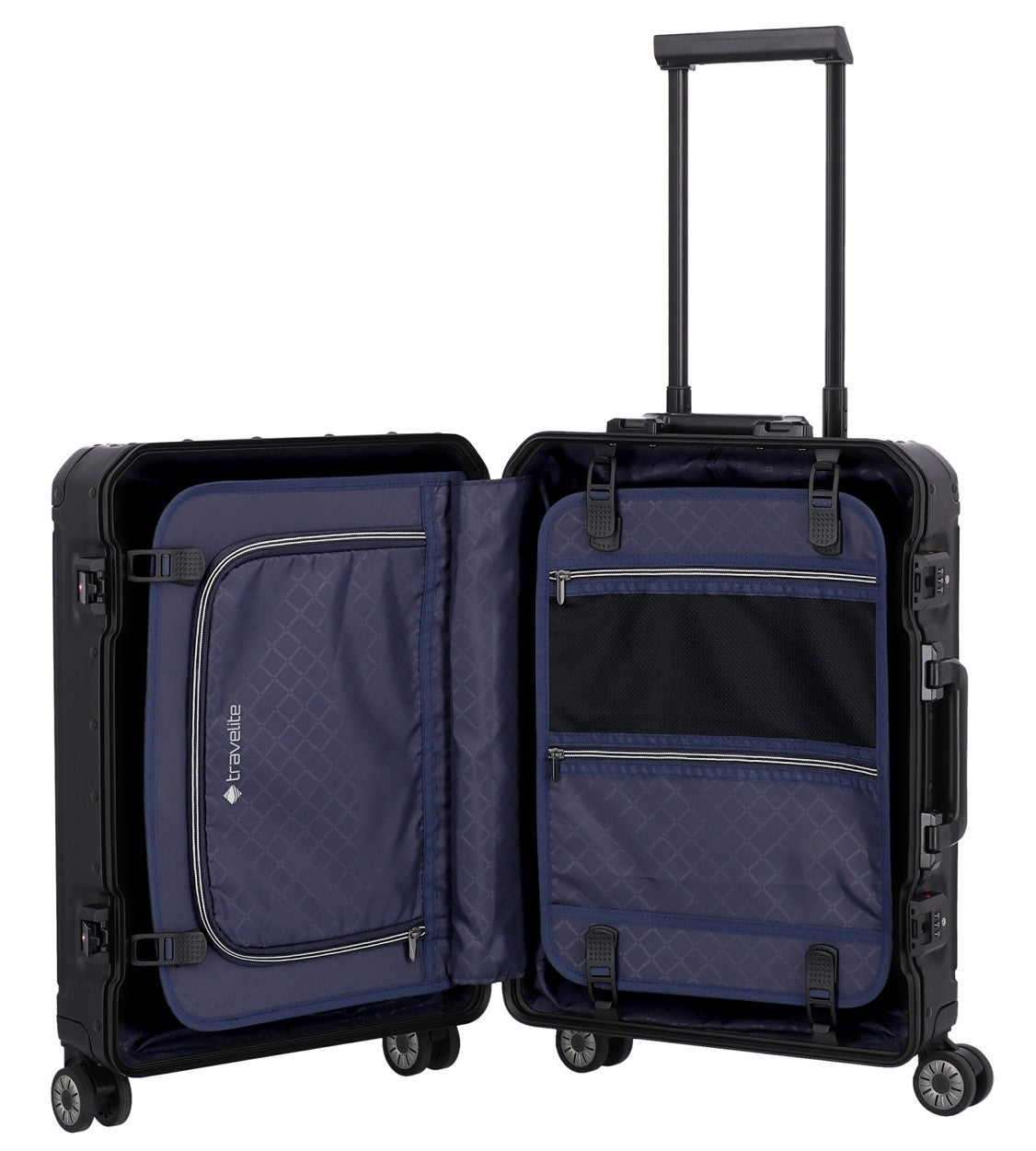 Plein + Bag Pack TRAVELITE Kabinenkoffer Nächstes Aluminium -mit Cupon -20%