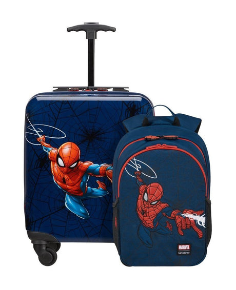 SAMSONITE Lasten vaunun ja reppu S+ - Spiderman Web