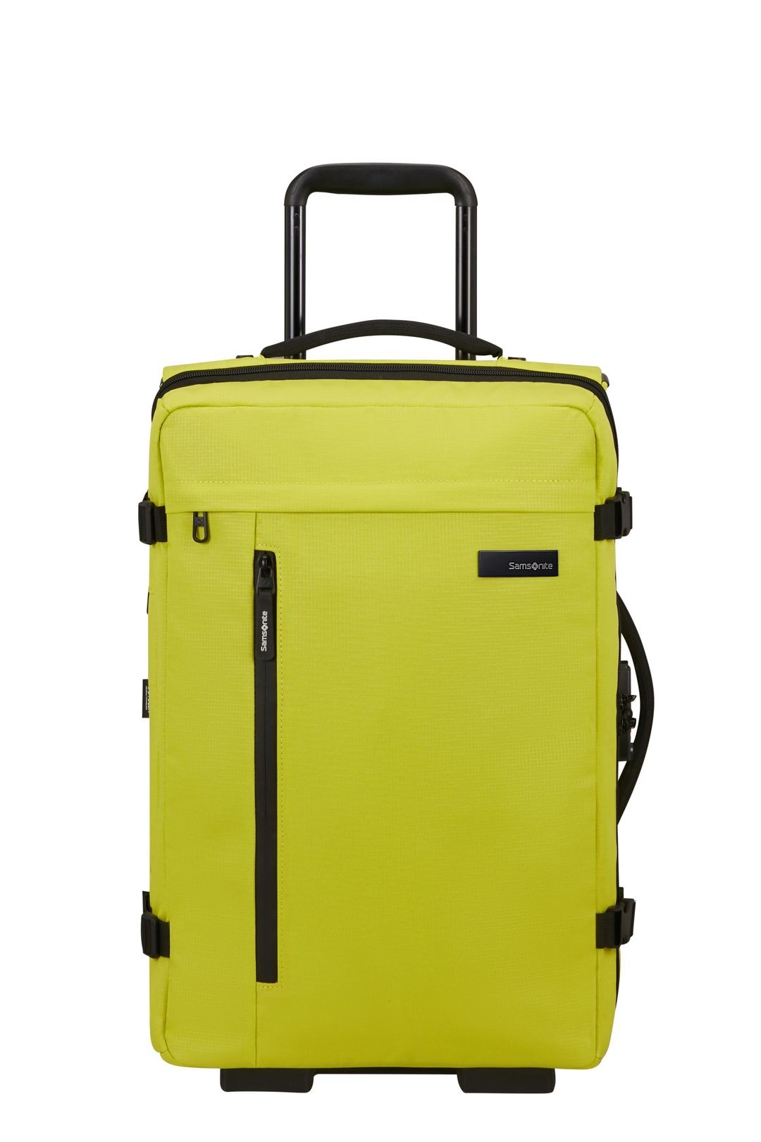 Régler le roader Valise cabine 55 cm et sac à dos portable M - 15,6 "- citron vert