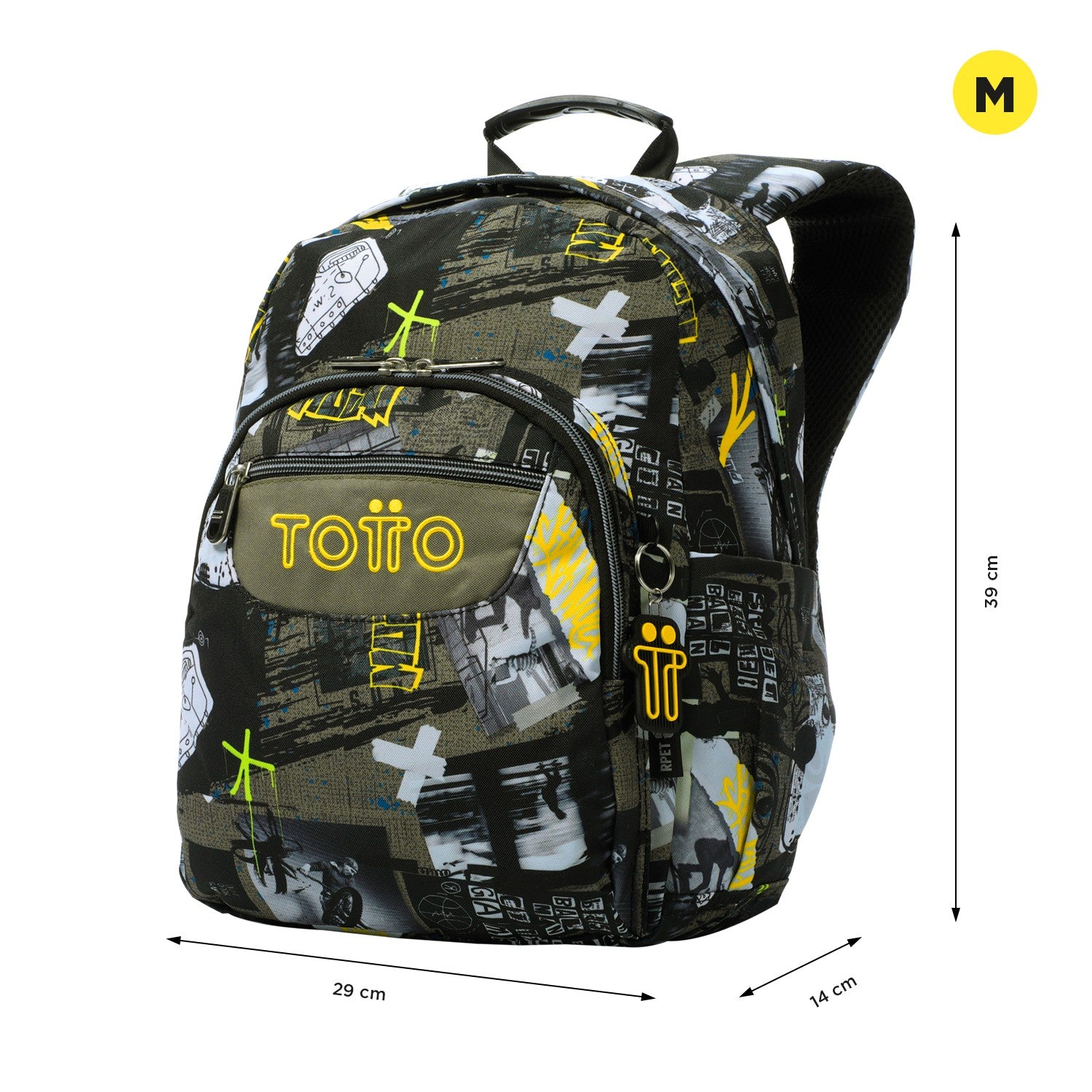 TOTTO Gommas Small School Rucksack - 6ct Baski