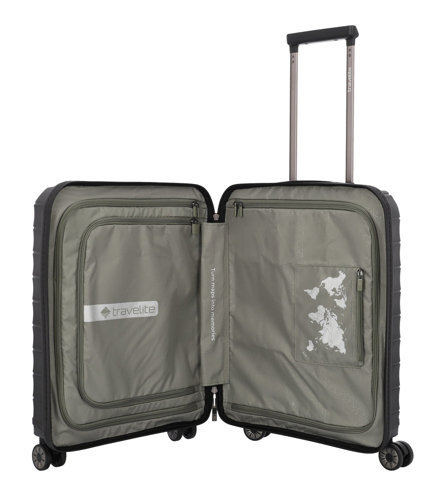 TRAVELITE Kabinenkoffer MOOBY 55 cm recyceltes Polypropylen