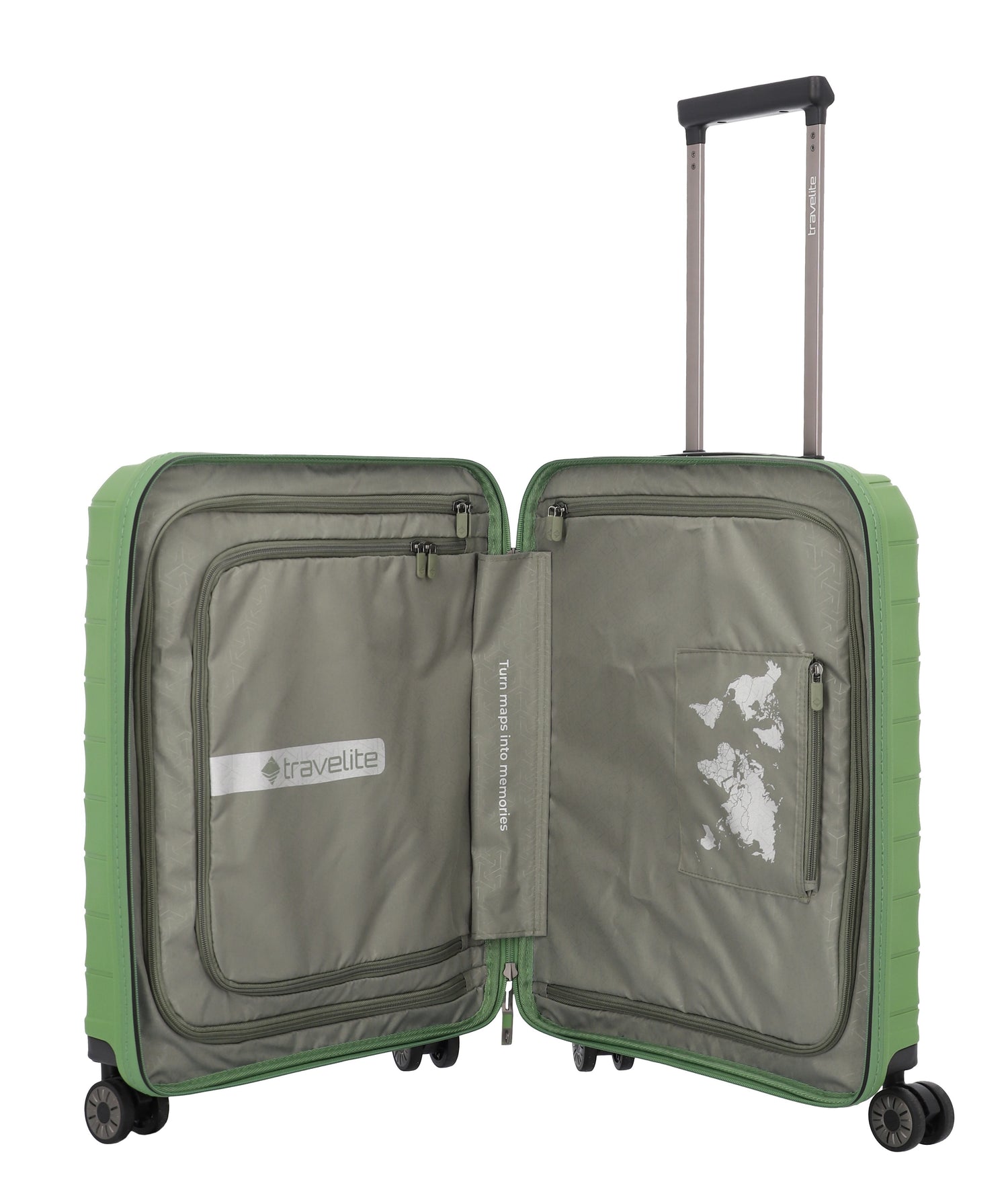 TRAVELITE Kabinenkoffer MOOBY 55 cm recyceltes Polypropylen