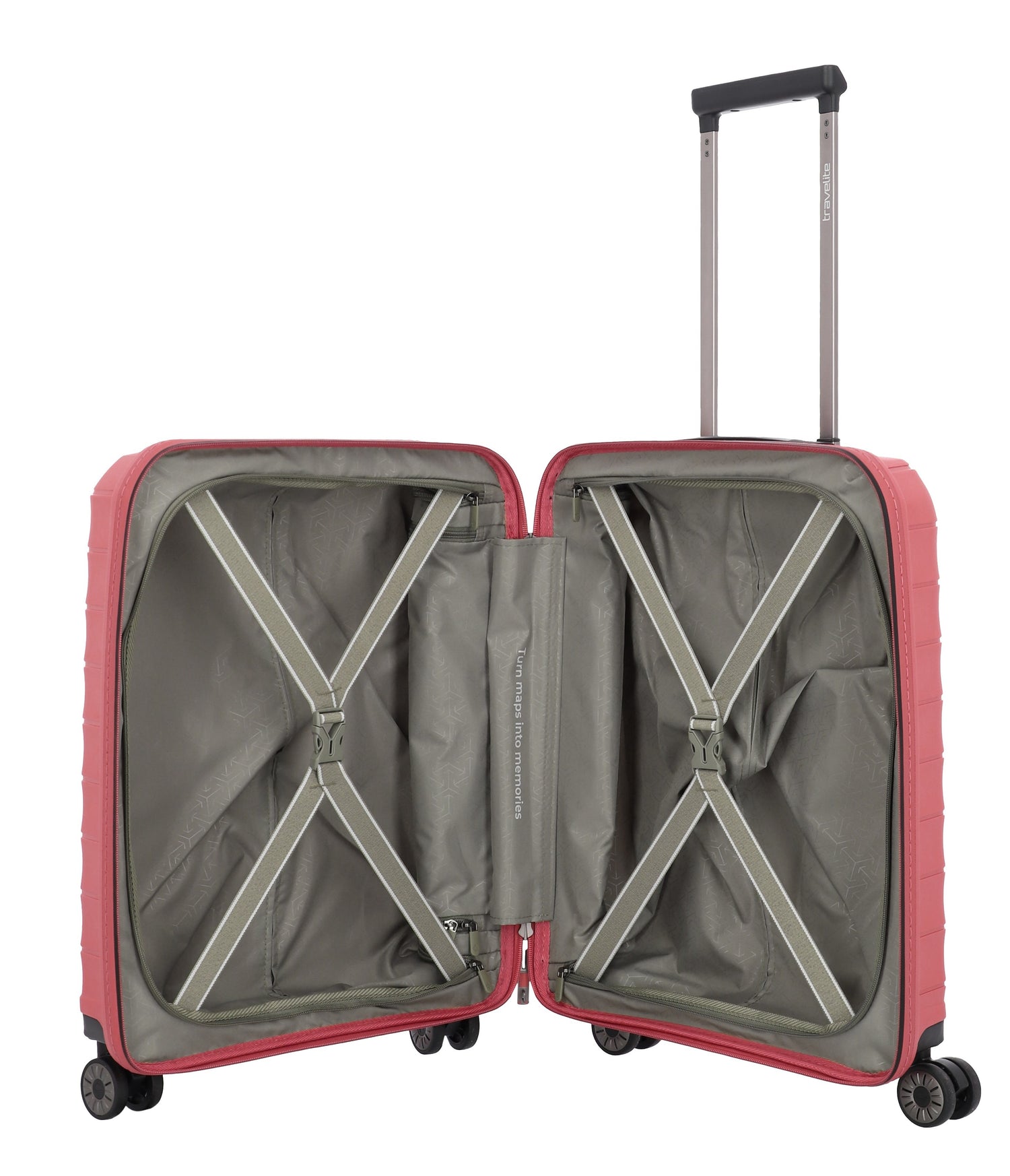 TRAVELITE Kabinenkoffer MOOBY 55 cm recyceltes Polypropylen