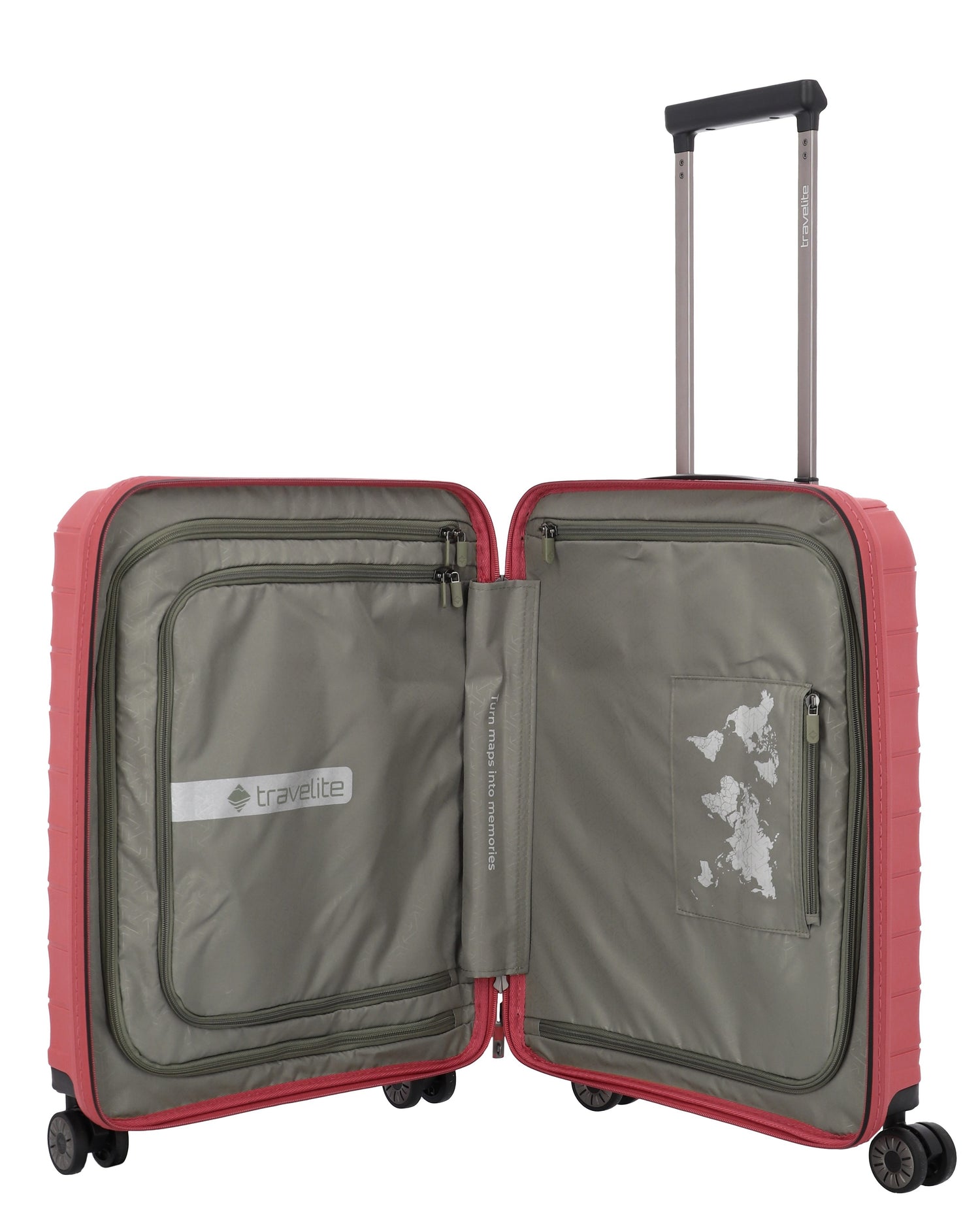 TRAVELITE Kabinenkoffer MOOBY 55 cm recyceltes Polypropylen