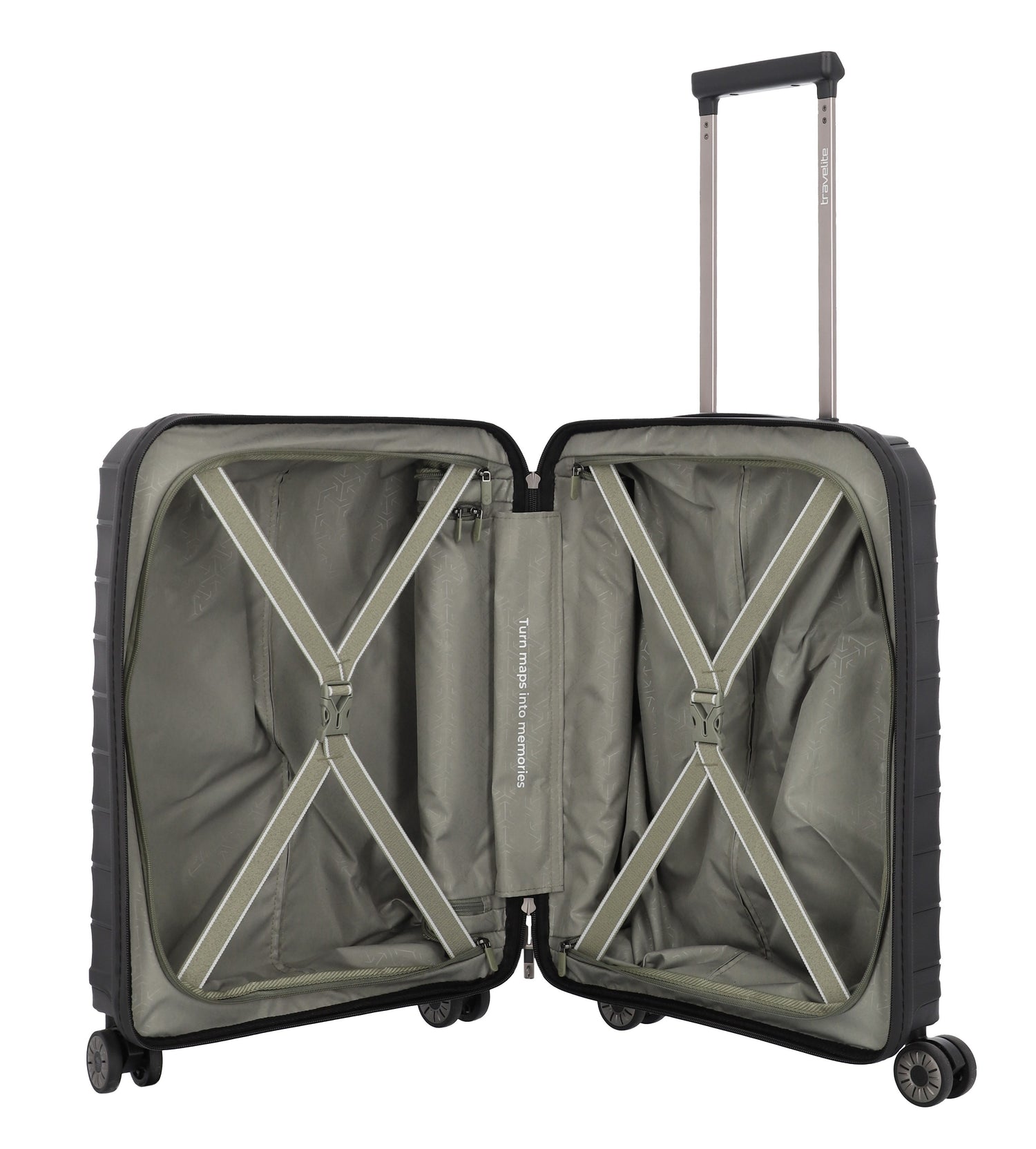 TRAVELITE Kabinenkoffer MOOBY 55 cm recyceltes Polypropylen