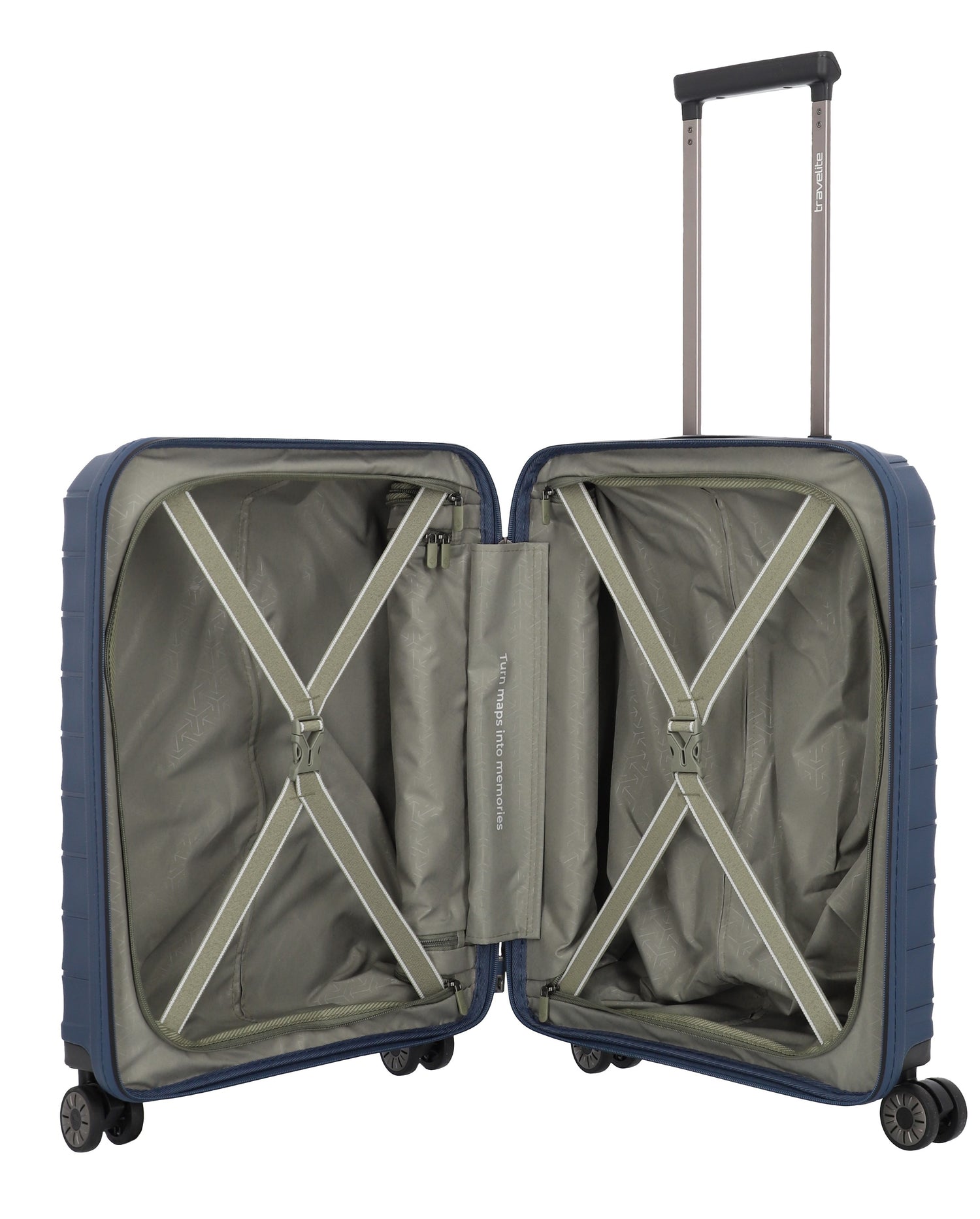 TRAVELITE Kabinenkoffer MOOBY 55 cm recyceltes Polypropylen