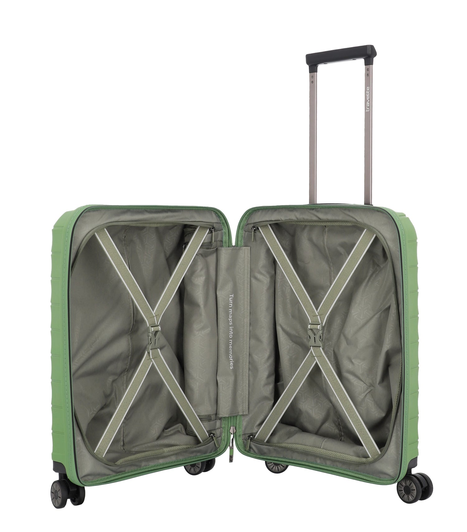 TRAVELITE Kabinenkoffer MOOBY 55 cm recyceltes Polypropylen